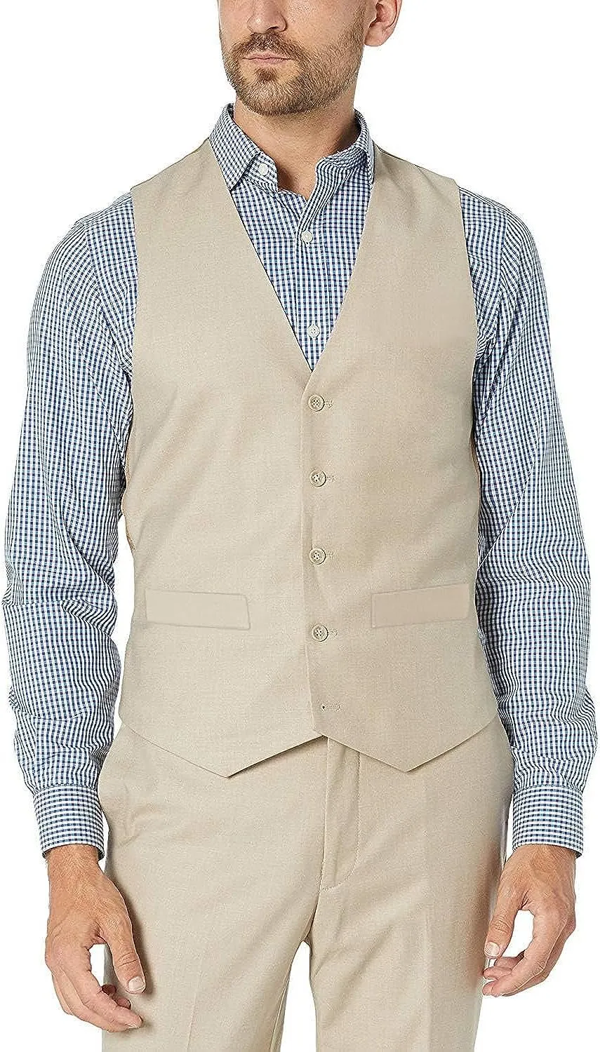 Adam Baker Men's Classic Fit Formal Business Suit Vest - Many Sizes & Colors Available