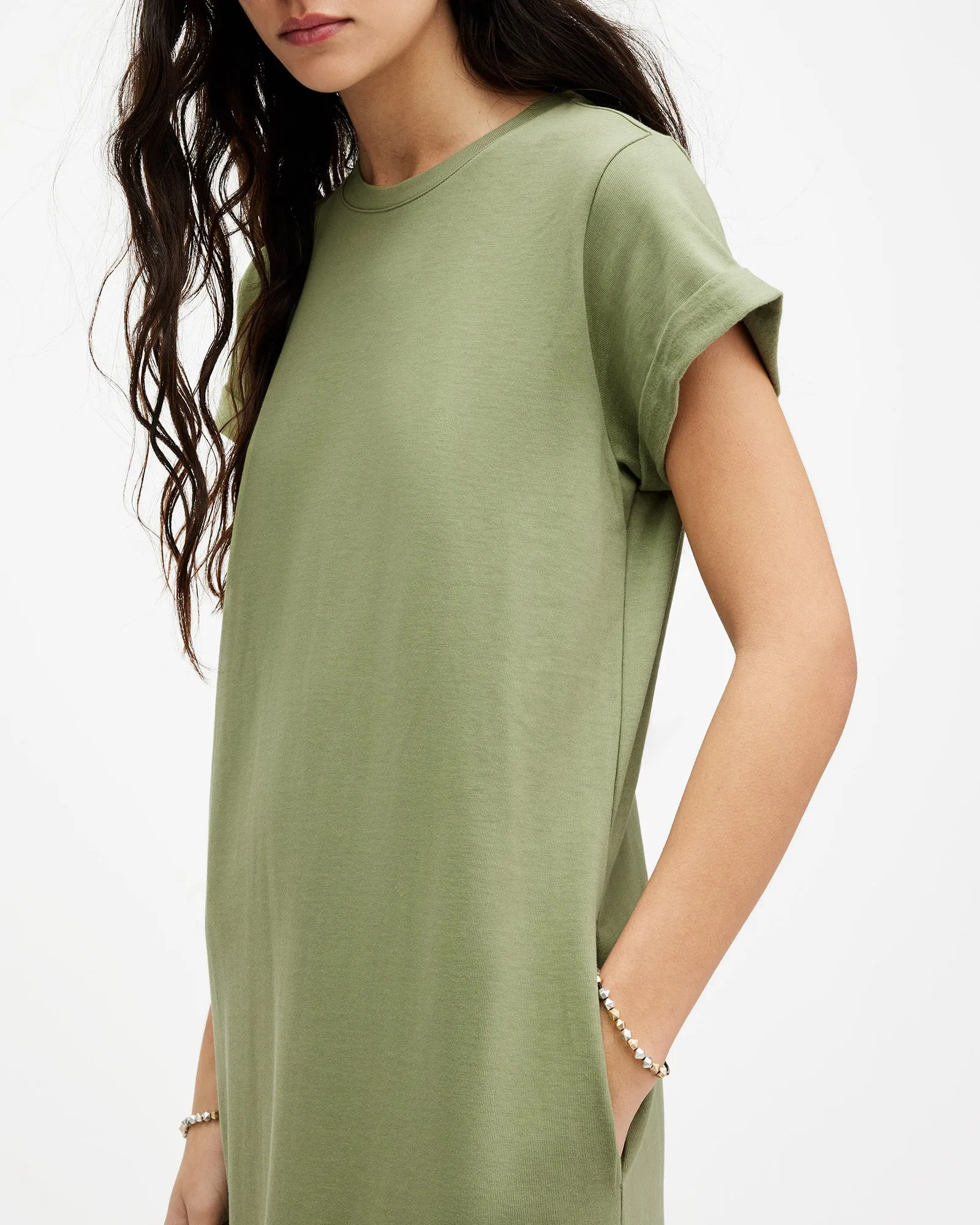 Anna Crew Neck Short Sleeve Maxi Dress