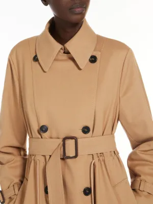 camel trench coat