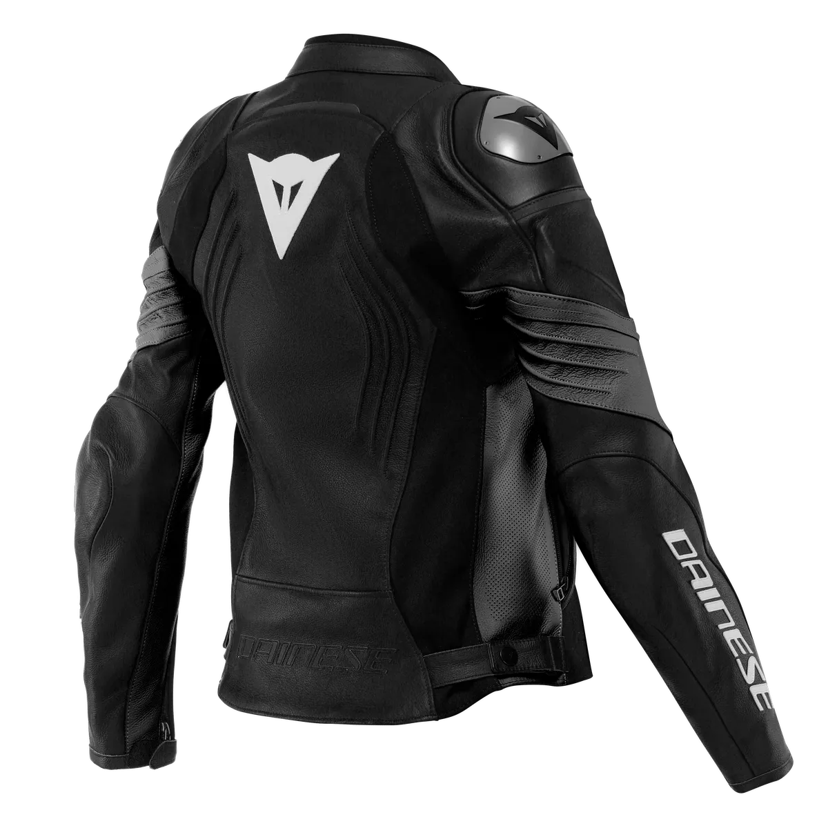 DAINESE RACING 4 LADY BLACK/BLACK PERFORATED LEATHER WOMENS JACKET