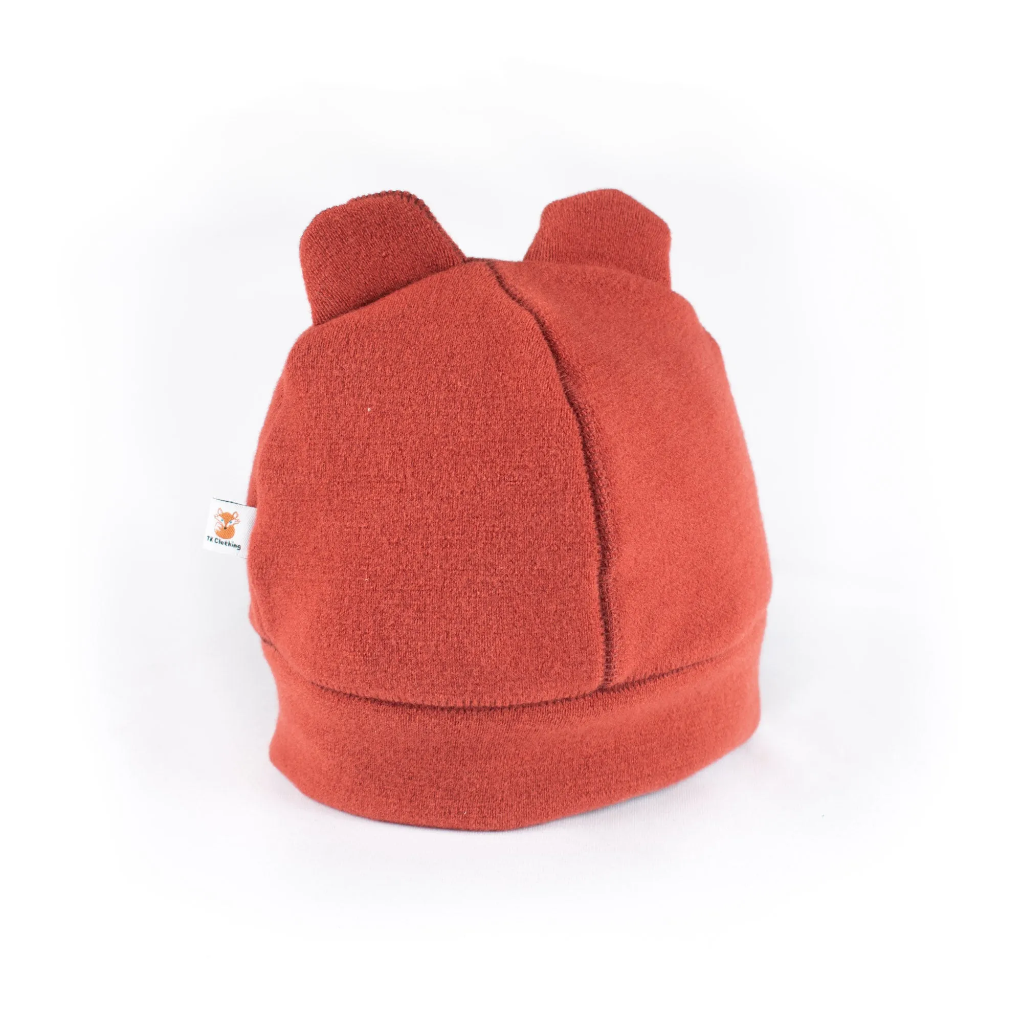 Felted Organic Merino Winter Bear Hat