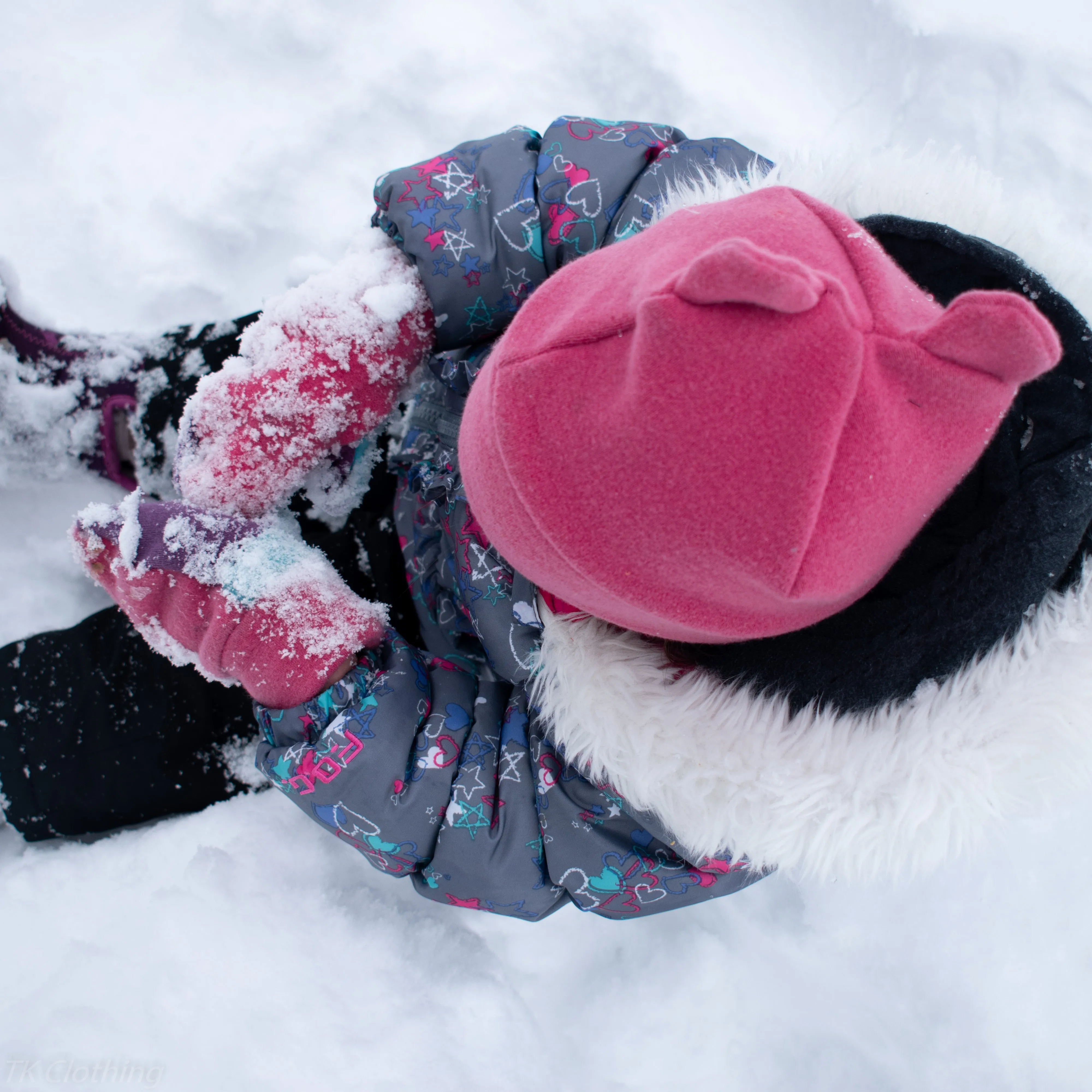 Felted Organic Merino Winter Bear Hat