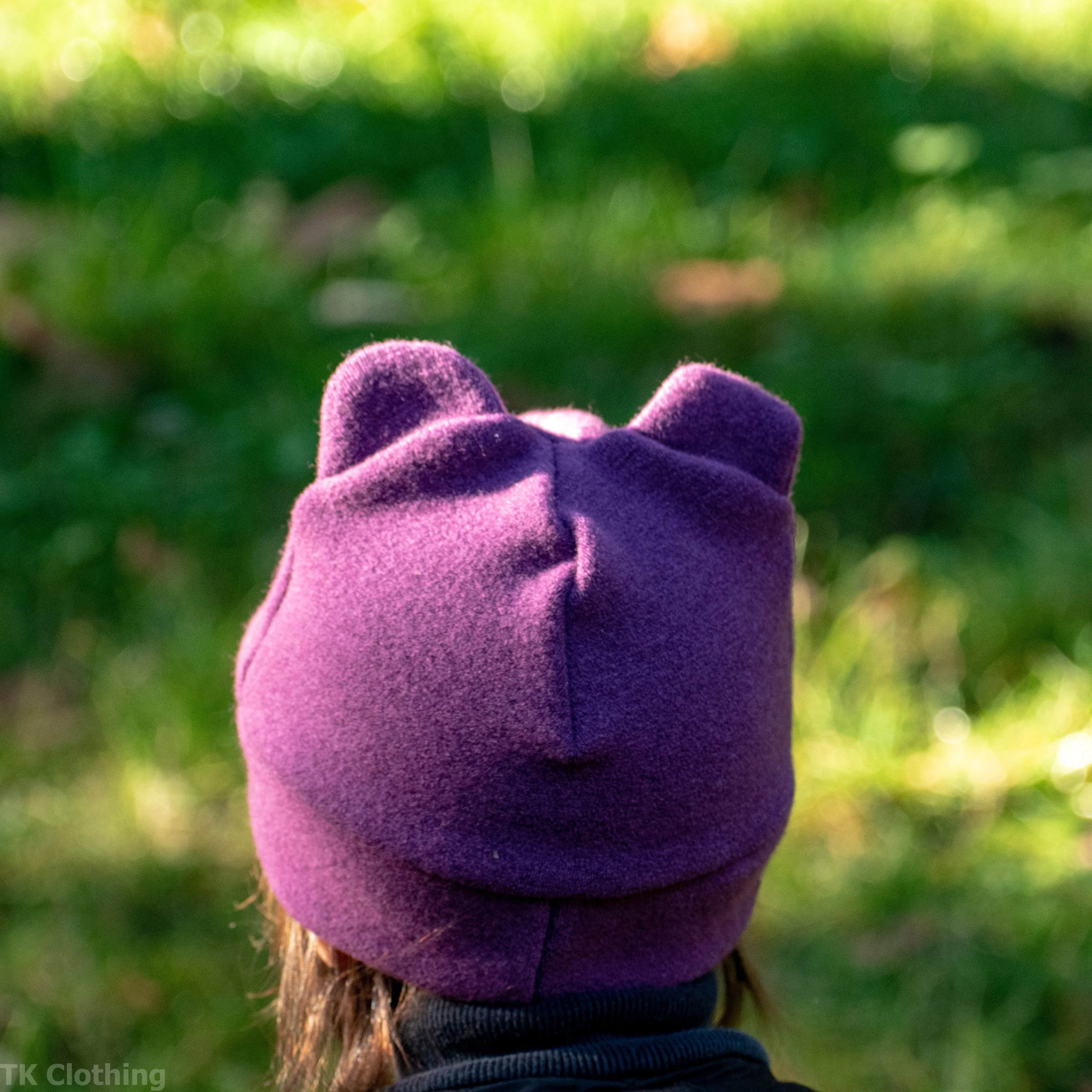Felted Organic Merino Winter Bear Hat