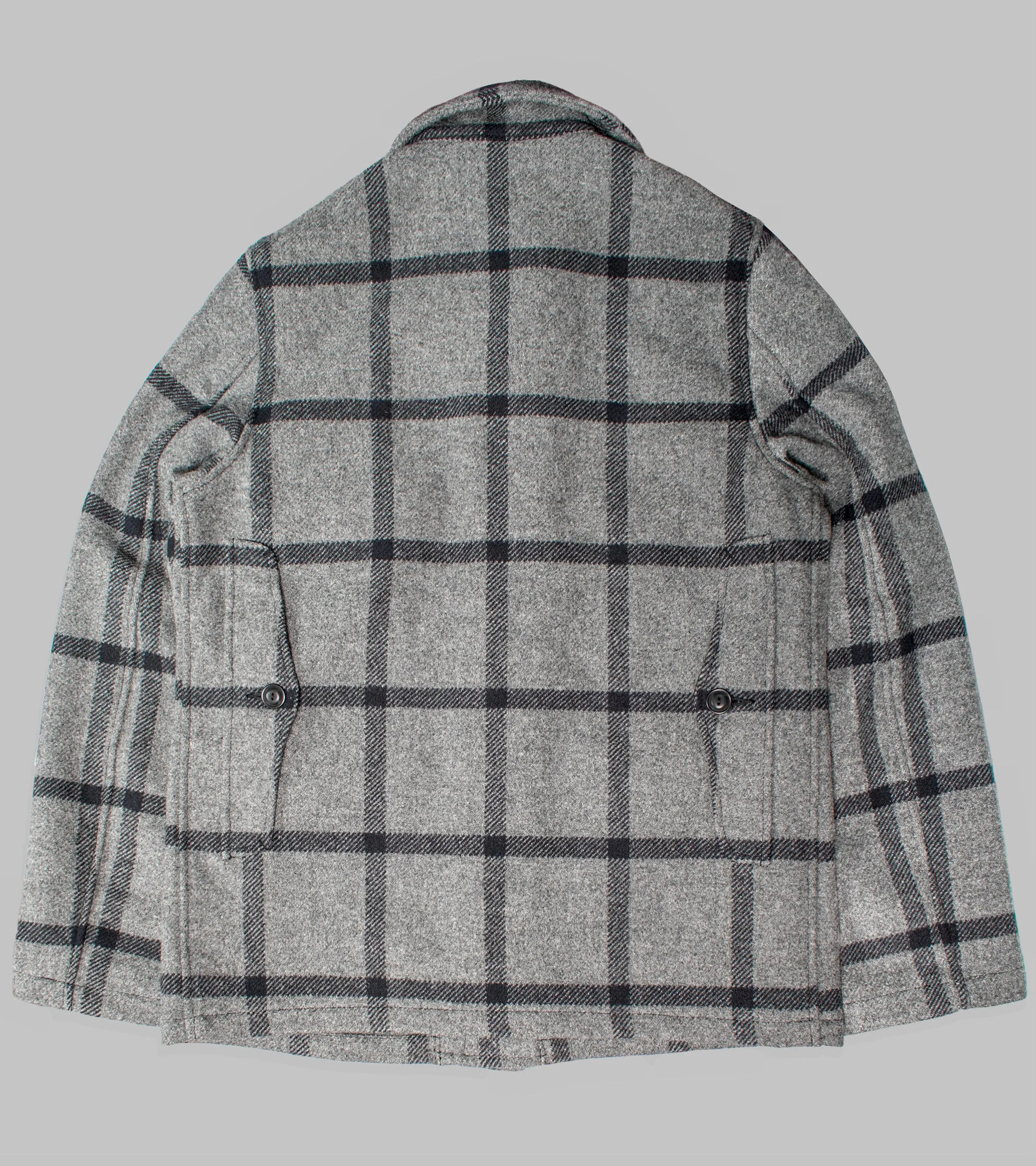 Hunting Jacket Black/Grey Check Wool