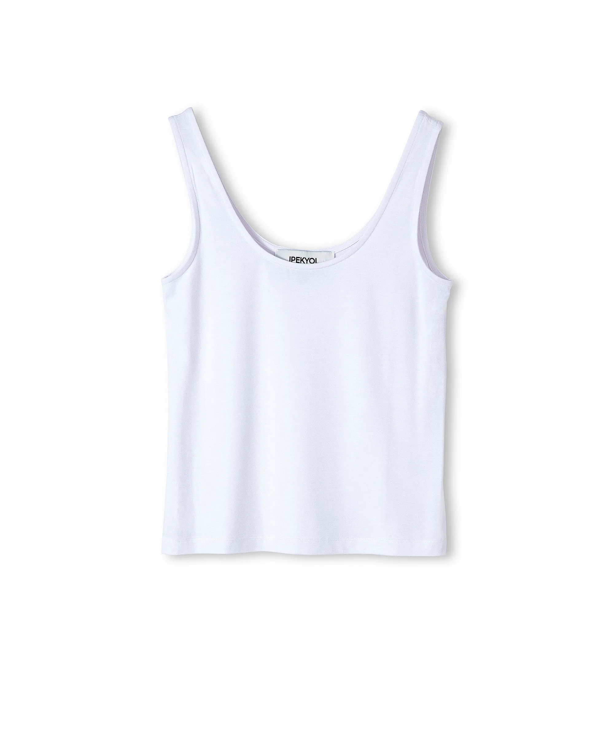Ipekyol Basic Sleeveless Solid Top White