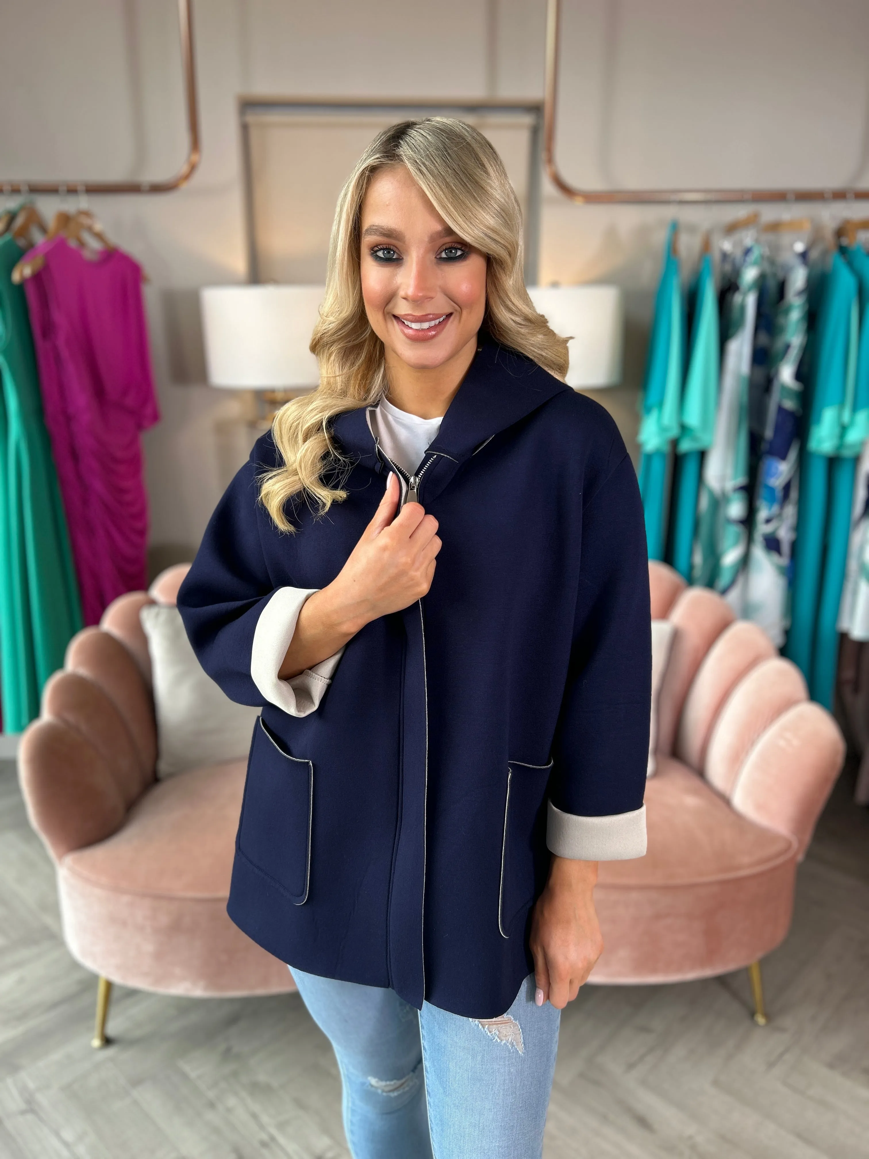 Lucia Navy Jacket