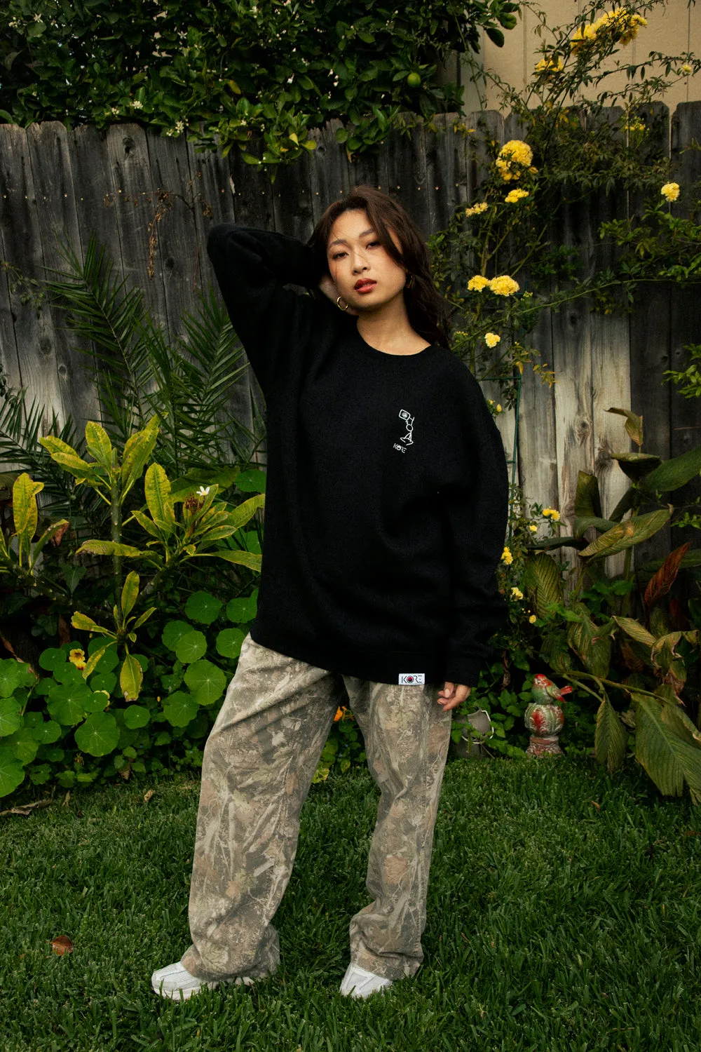MUNG DAY CREWNECK (BLACK)