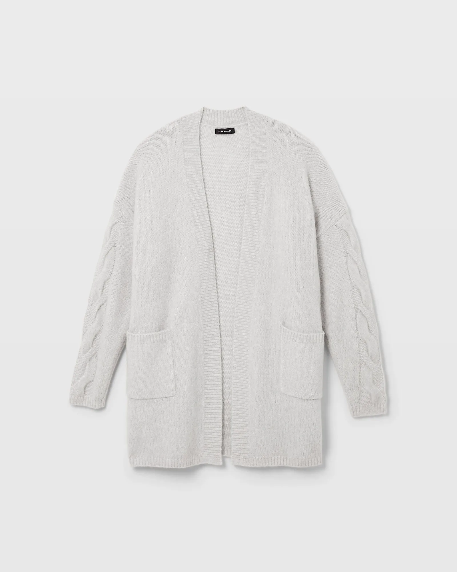 Oversized Cable Sleeve Cardigan