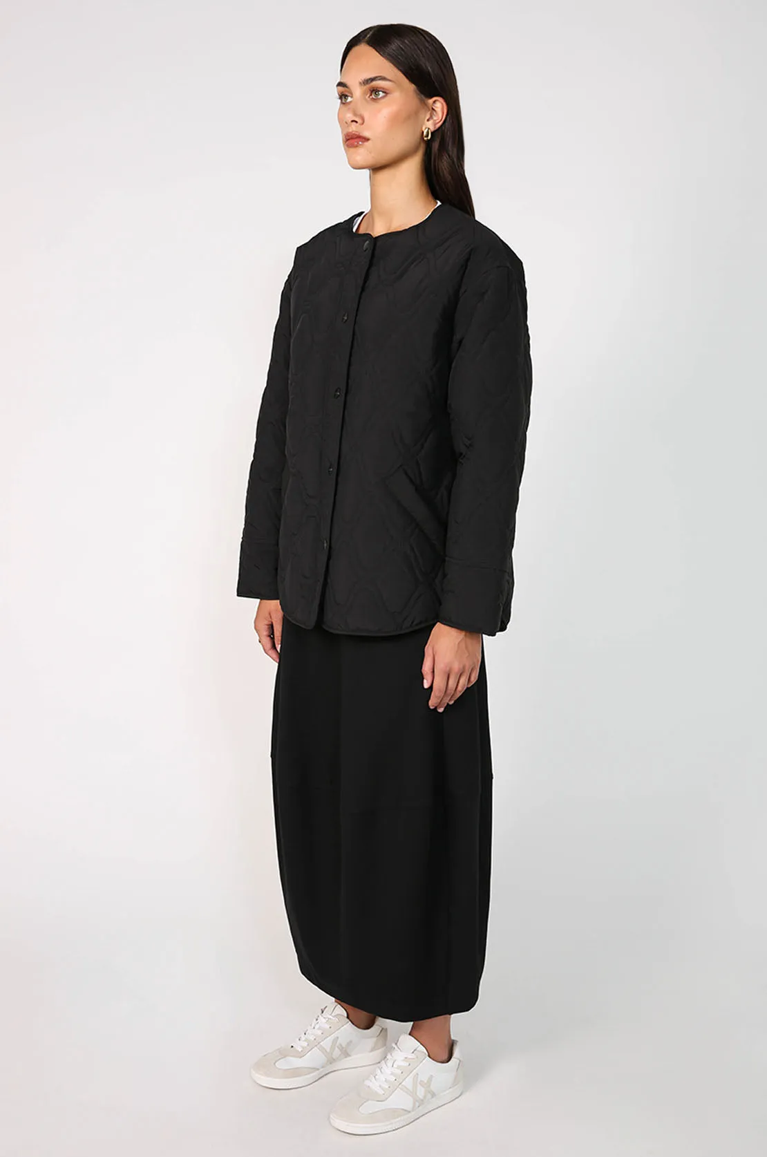 treading jacket / black