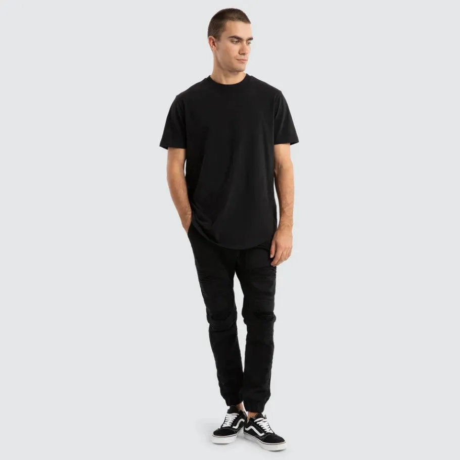Viper Denim Jogger Black