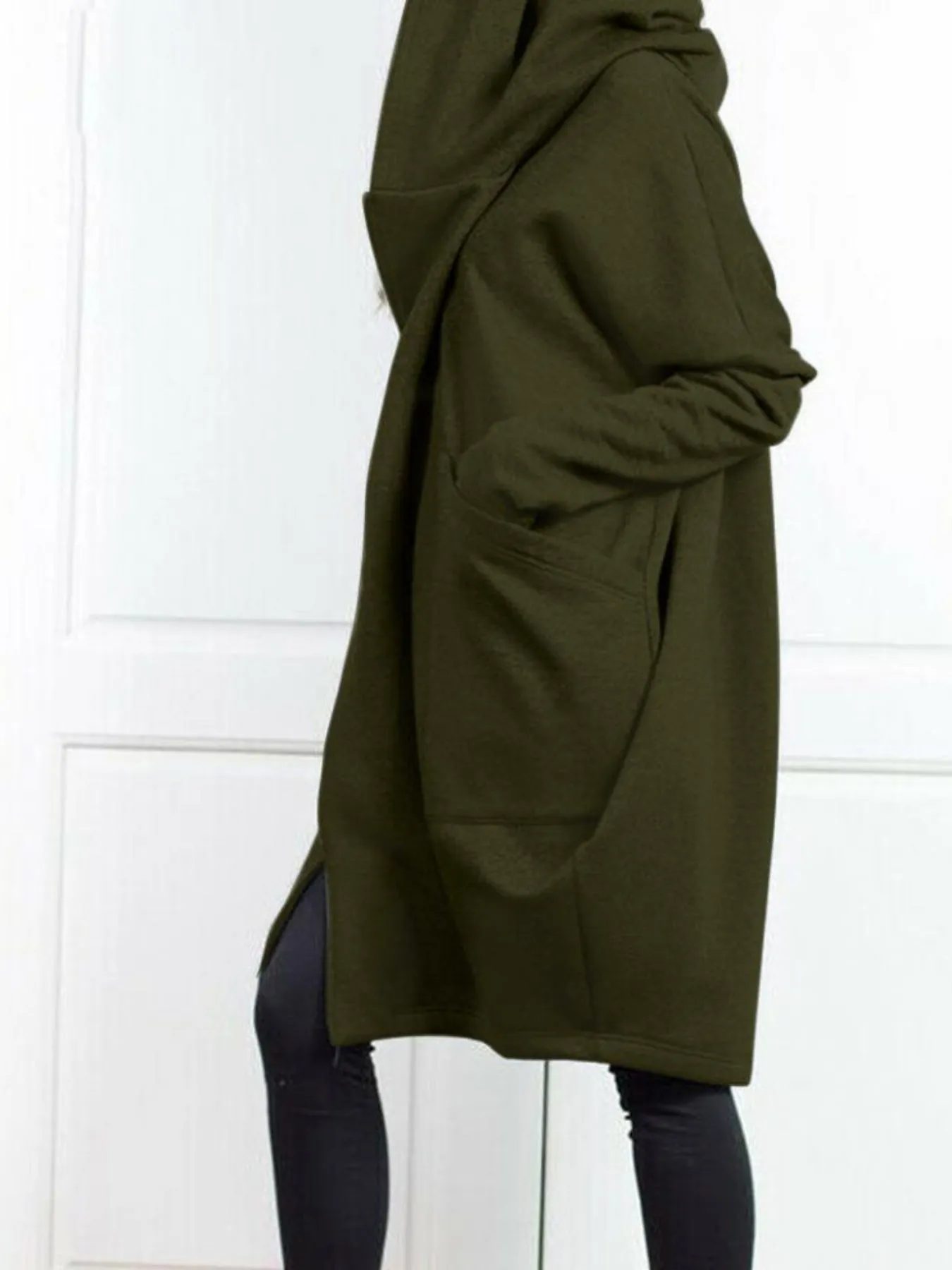 Women's-  Comfortable Long Sleeve Big Pocket Style Sweater