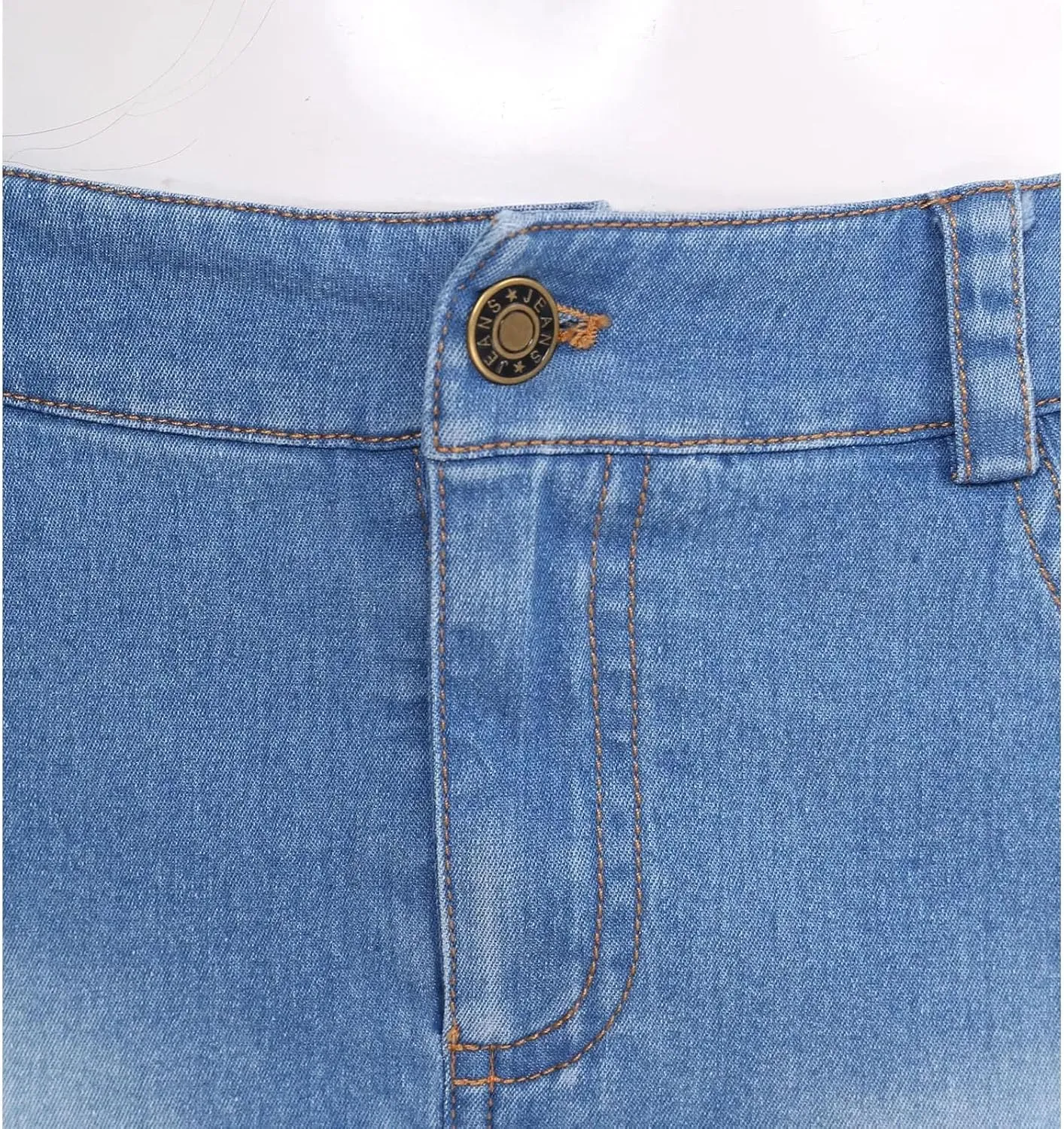 Womens Party Pencil Denim Mini Skirt Zipper Fly Slim Fit Bodycon Jeans Skirts with Pockets